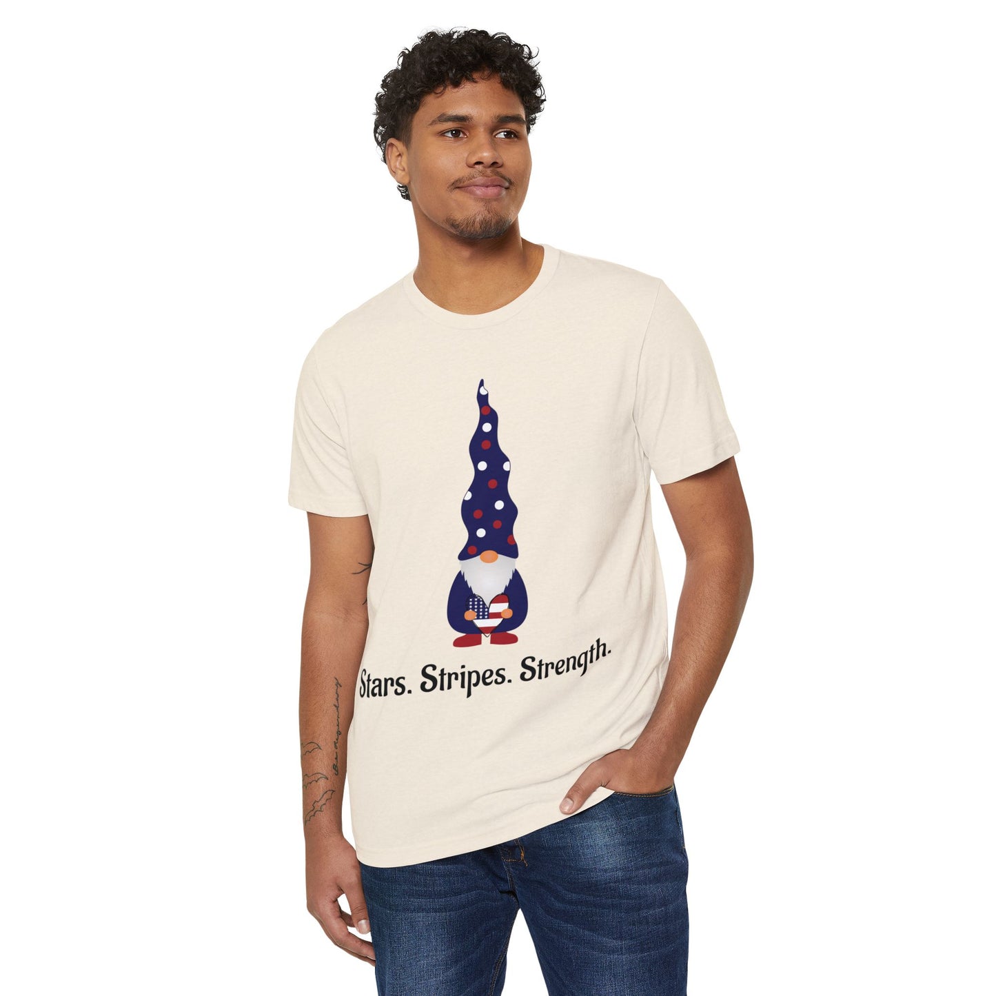Stars. Stripes. Strength. T-Shirt – Patriotic USA Tee for 4th of July - Constellia Group