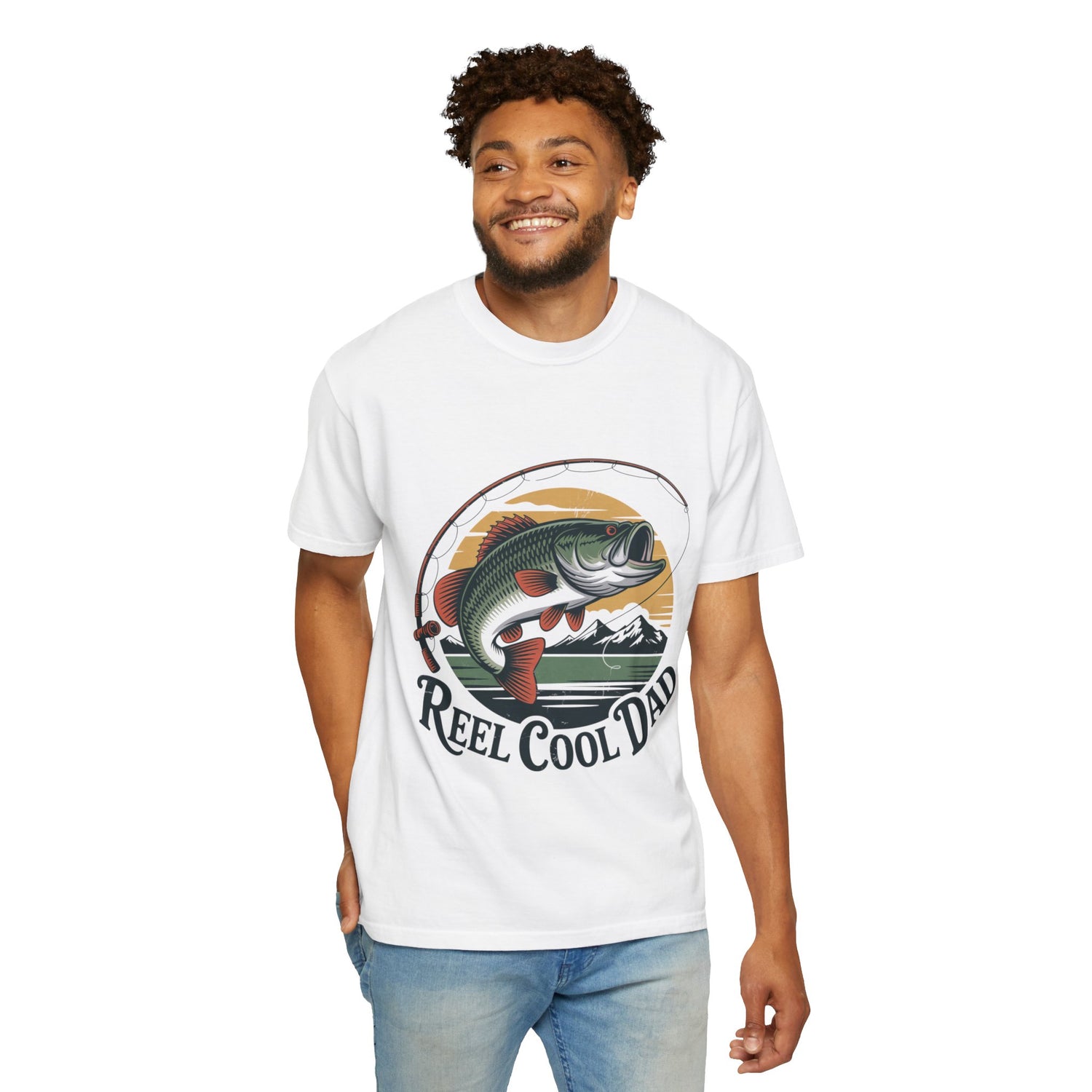 Reel Cool Dad T-Shirt, Gift for Fishermen, Father's Day Gift, Outdoor Apparel, Casual Wear, Fishing Lover Shirt - Constellia Group