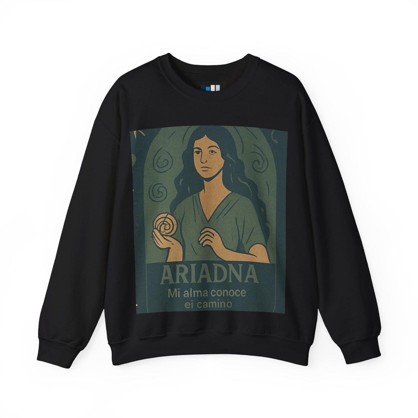 The Path of the Labyrinth" T-shirt – Ariadna-Ariadna Inspired Unisex Sweatshirt, Cozy Fashion, Inspirational Gift, Relaxed Fit, Perfect for Fall or Winter
