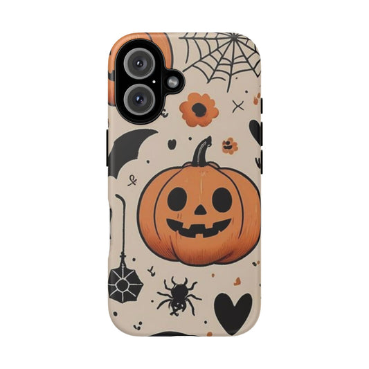Halloween Phone Case, Spooky Pumpkin Case, Fall Decor, Trick or Treat Gift, Cute Phone Accessories, Autumn Vibes