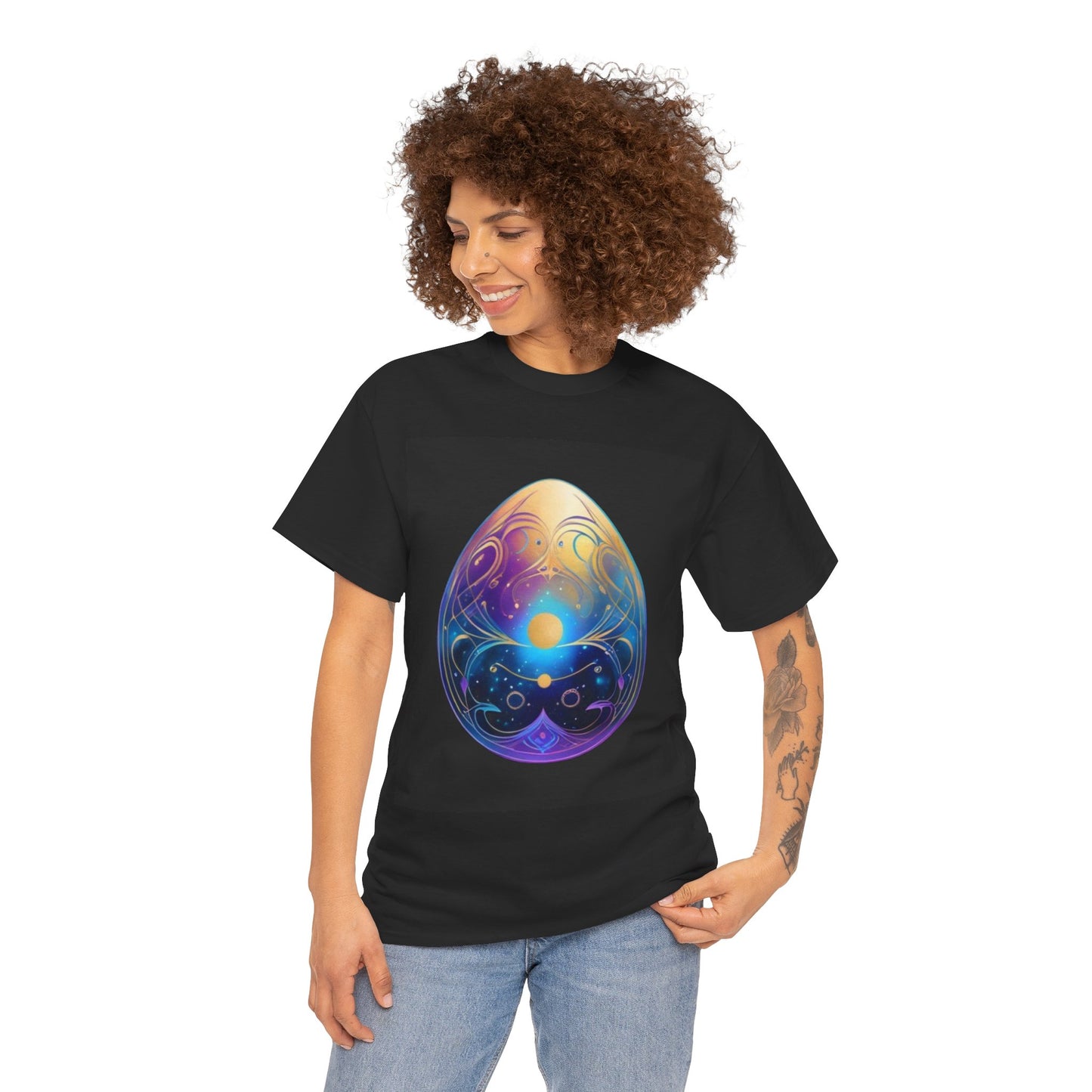 Divine Feminine T-Shirt | The Cosmic Egg | Spiritual Clothing with a Message/Cosmic Egg Tee, Unisex Heavy Cotton Shirt, Divine Feminine T-Shirt, Spiritual Graphic Tee, Metaphysical Apparel, Gift for Mindfulness