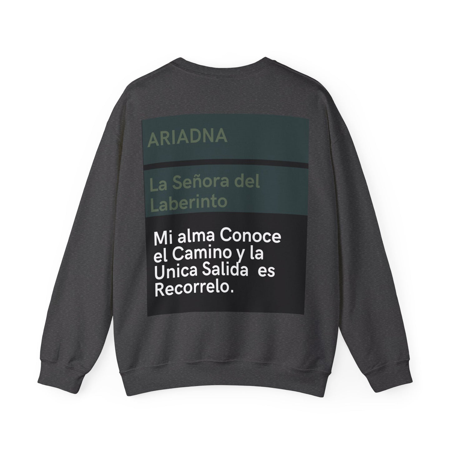 The Path of the Labyrinth" T-shirt – Ariadna-Ariadna Inspired Unisex Sweatshirt, Cozy Fashion, Inspirational Gift, Relaxed Fit, Perfect for Fall or Winter