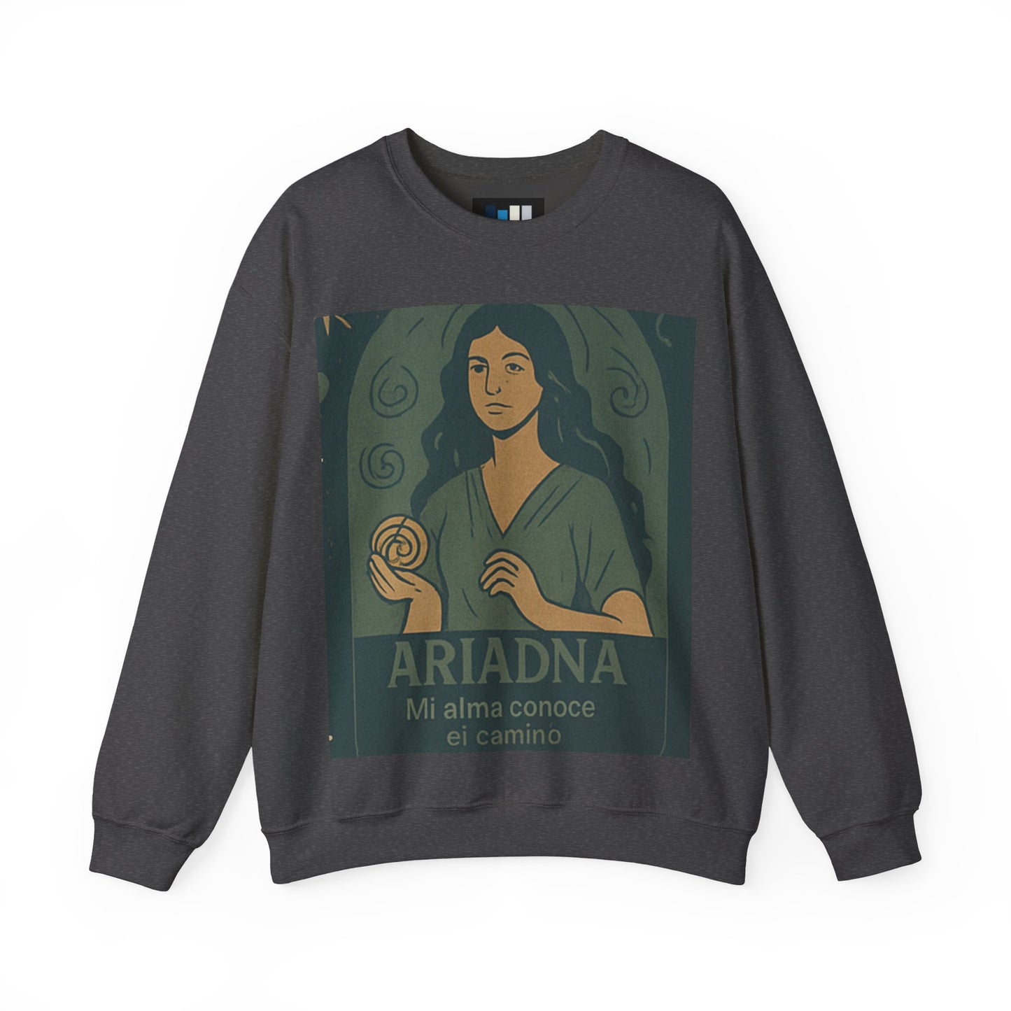 The Path of the Labyrinth" T-shirt – Ariadna-Ariadna Inspired Unisex Sweatshirt, Cozy Fashion, Inspirational Gift, Relaxed Fit, Perfect for Fall or Winter