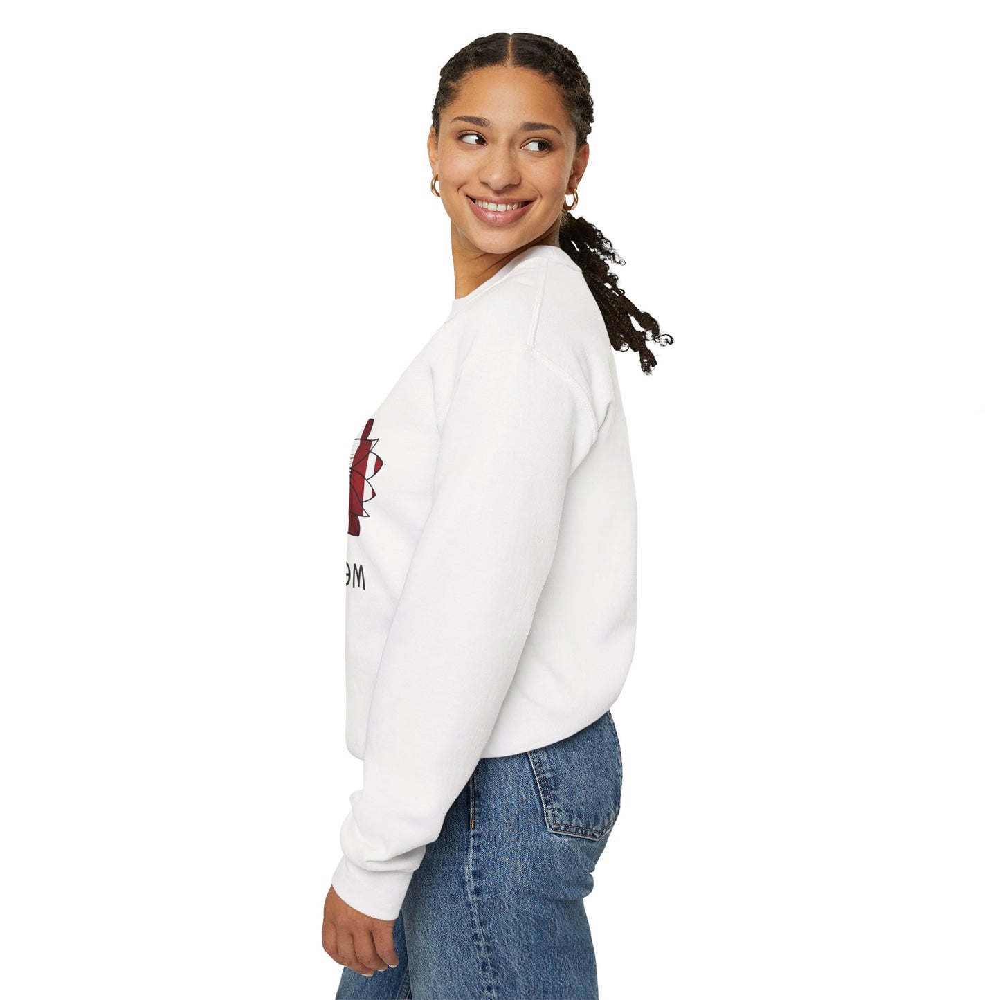 Peace, Love, Freedom Sweatshirt – Unisex Patriotic Crewneck for USA Style - Constellia Group