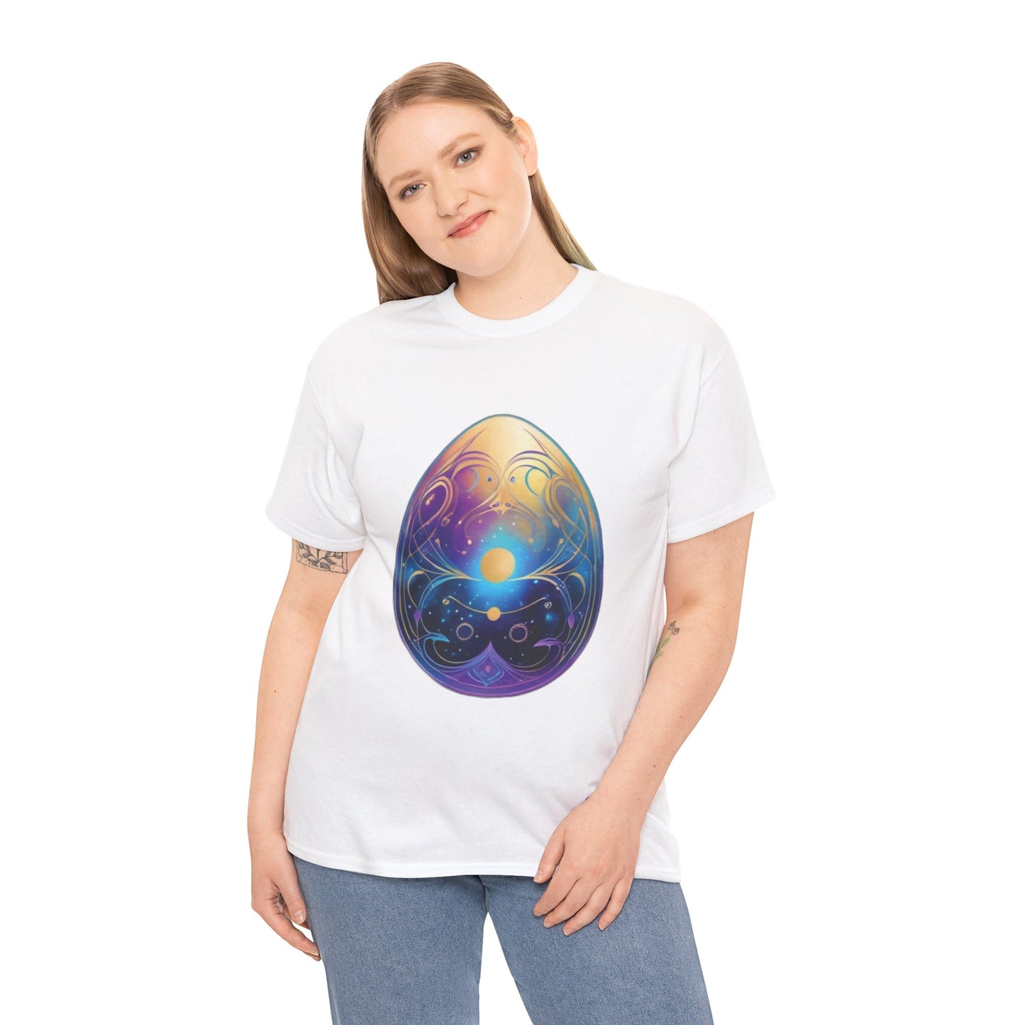 Divine Feminine T-Shirt | The Cosmic Egg | Spiritual Clothing with a Message/Cosmic Egg Unisex Tee - Spiritual T-Shirt, Psychedelic Shirt, Gender Neutral Wear, Gift for Her, Women's Empowerment Apparel