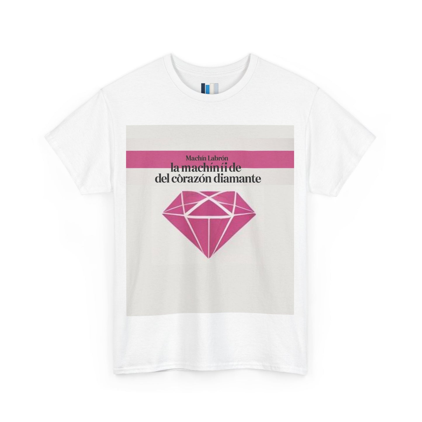 "Diamond Heart" T-shirt – Machín Labrón/ Camiseta Machín Labrón – Frase oráculo espiritual – Moda mística 2025