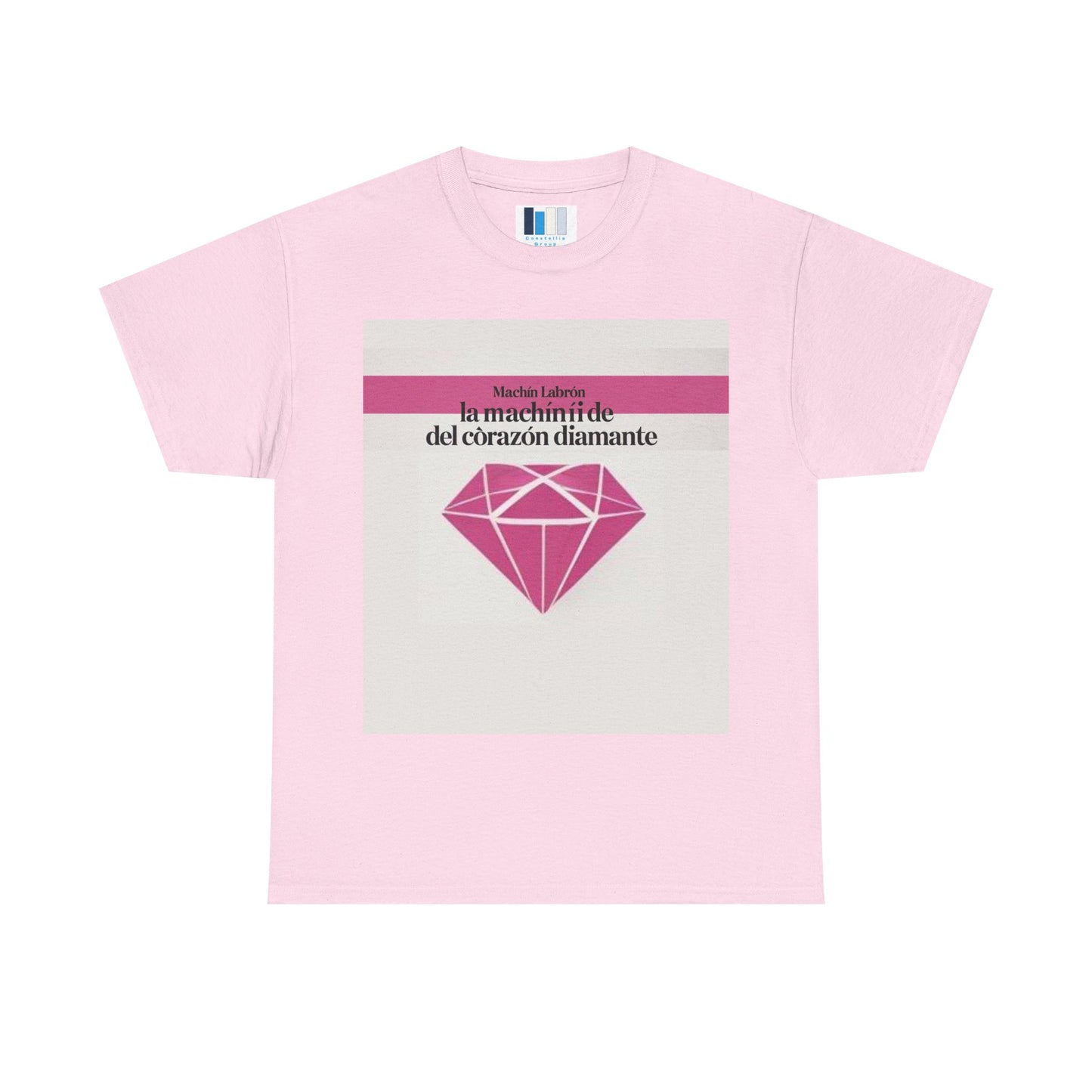 "Diamond Heart" T-shirt – Machín Labrón/ Camiseta Machín Labrón – Frase oráculo espiritual – Moda mística 2025