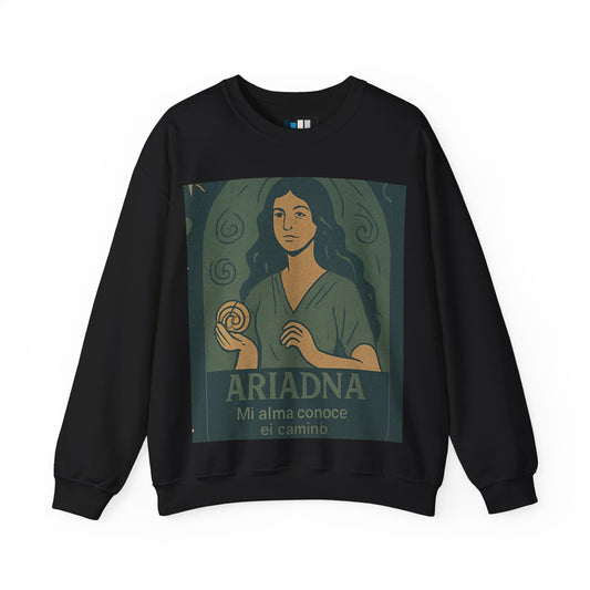The Path of the Labyrinth" T-shirt – Ariadna-Ariadna Inspired Unisex Sweatshirt, Cozy Fashion, Inspirational Gift, Relaxed Fit, Perfect for Fall or Winter