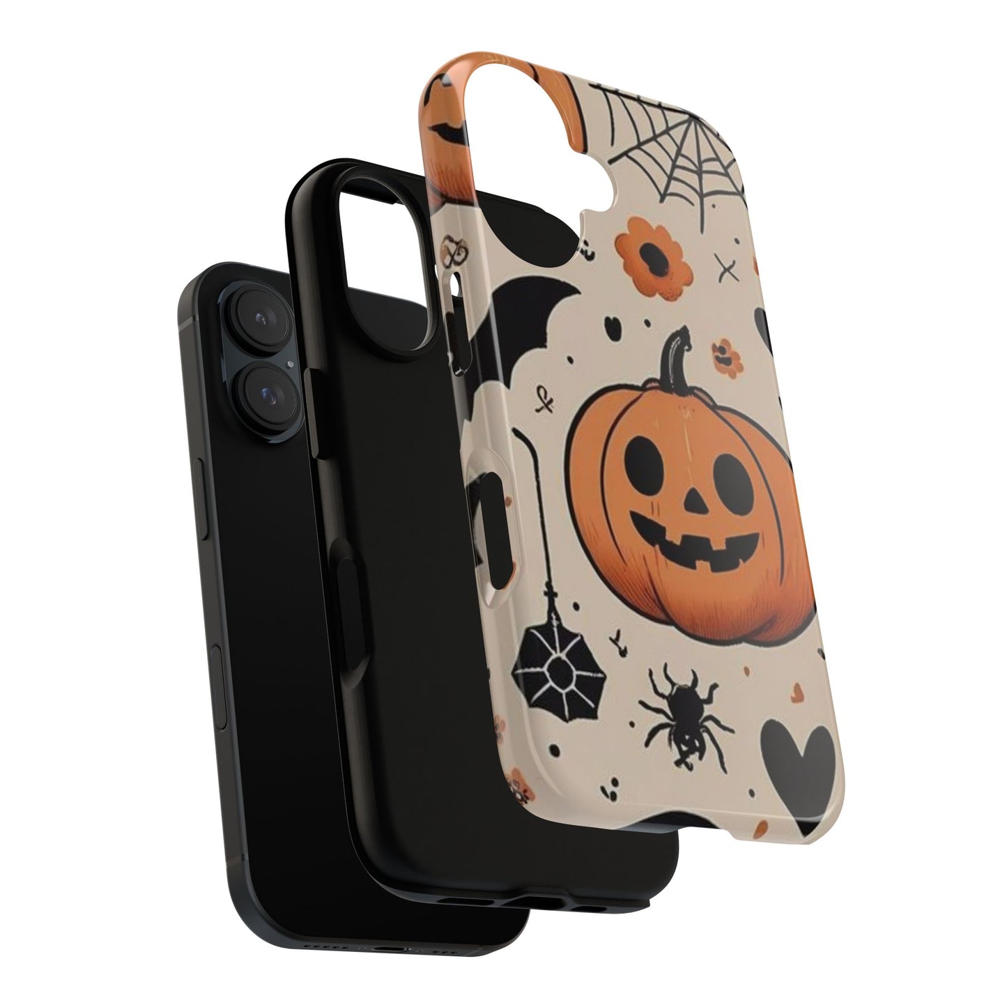 Halloween Phone Case, Spooky Pumpkin Case, Fall Decor, Trick or Treat Gift, Cute Phone Accessories, Autumn Vibes