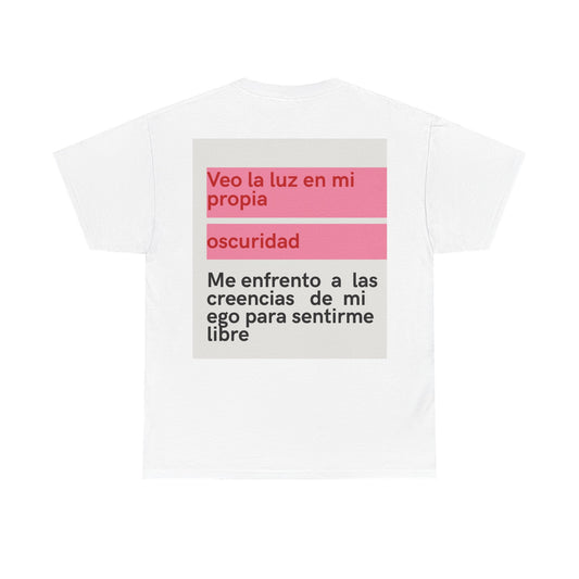 "Diamond Heart" T-shirt – Machín Labrón/ Camiseta Machín Labrón – Frase oráculo espiritual – Moda mística 2025