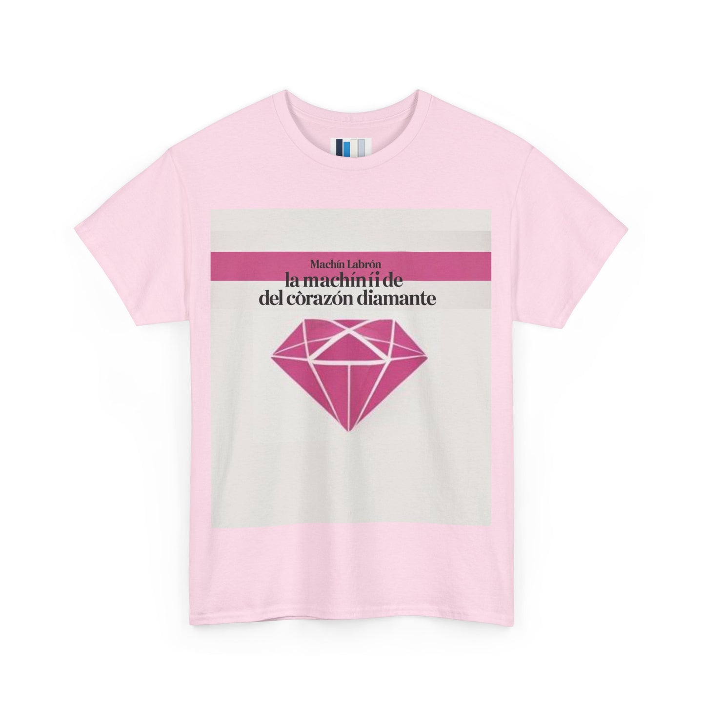 "Diamond Heart" T-shirt – Machín Labrón/ Camiseta Machín Labrón – Frase oráculo espiritual – Moda mística 2025