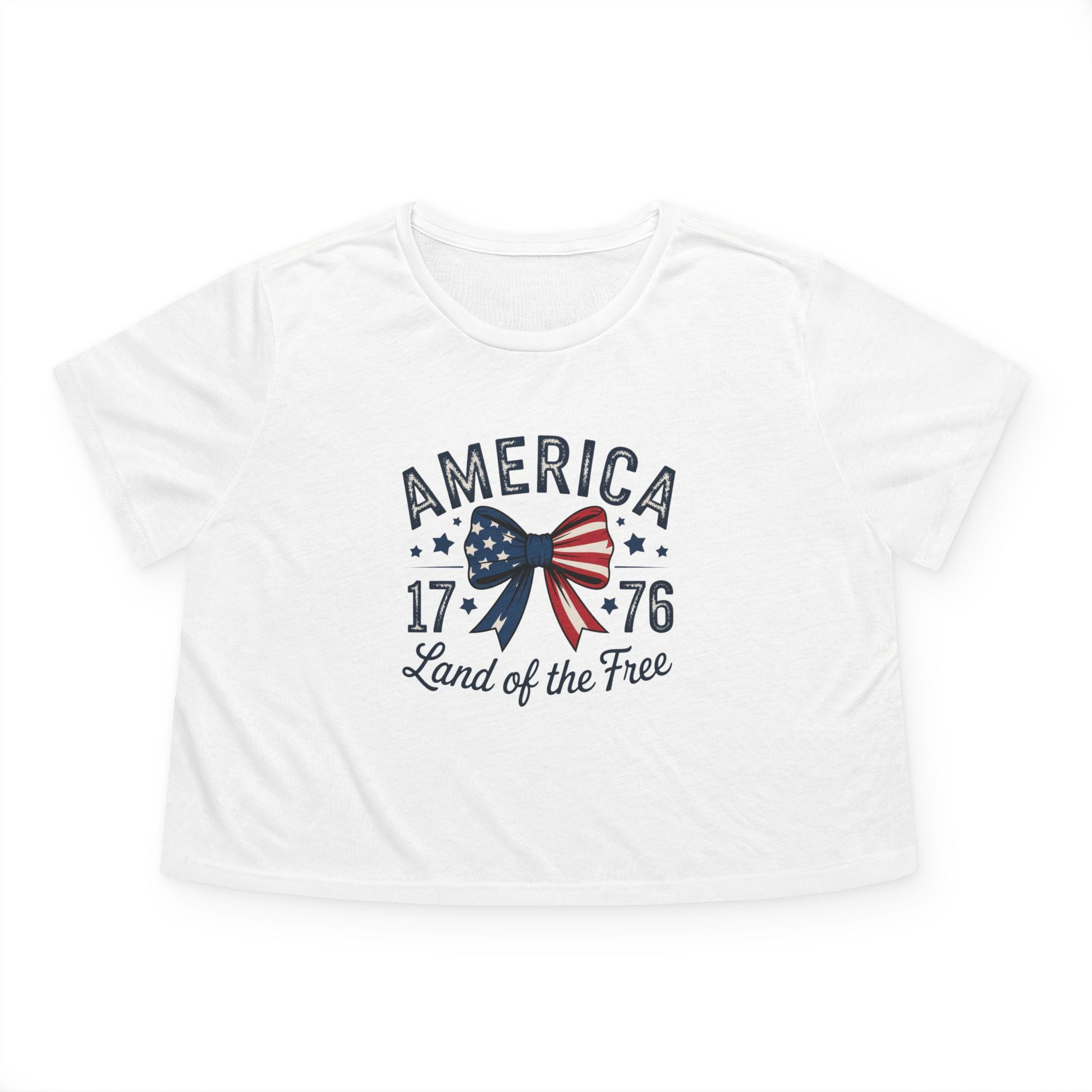 Land of the Free Women’s Tank Top – Patriotic Racerback Shirt for 4th of July, USA Flag Graphic - Constellia Group