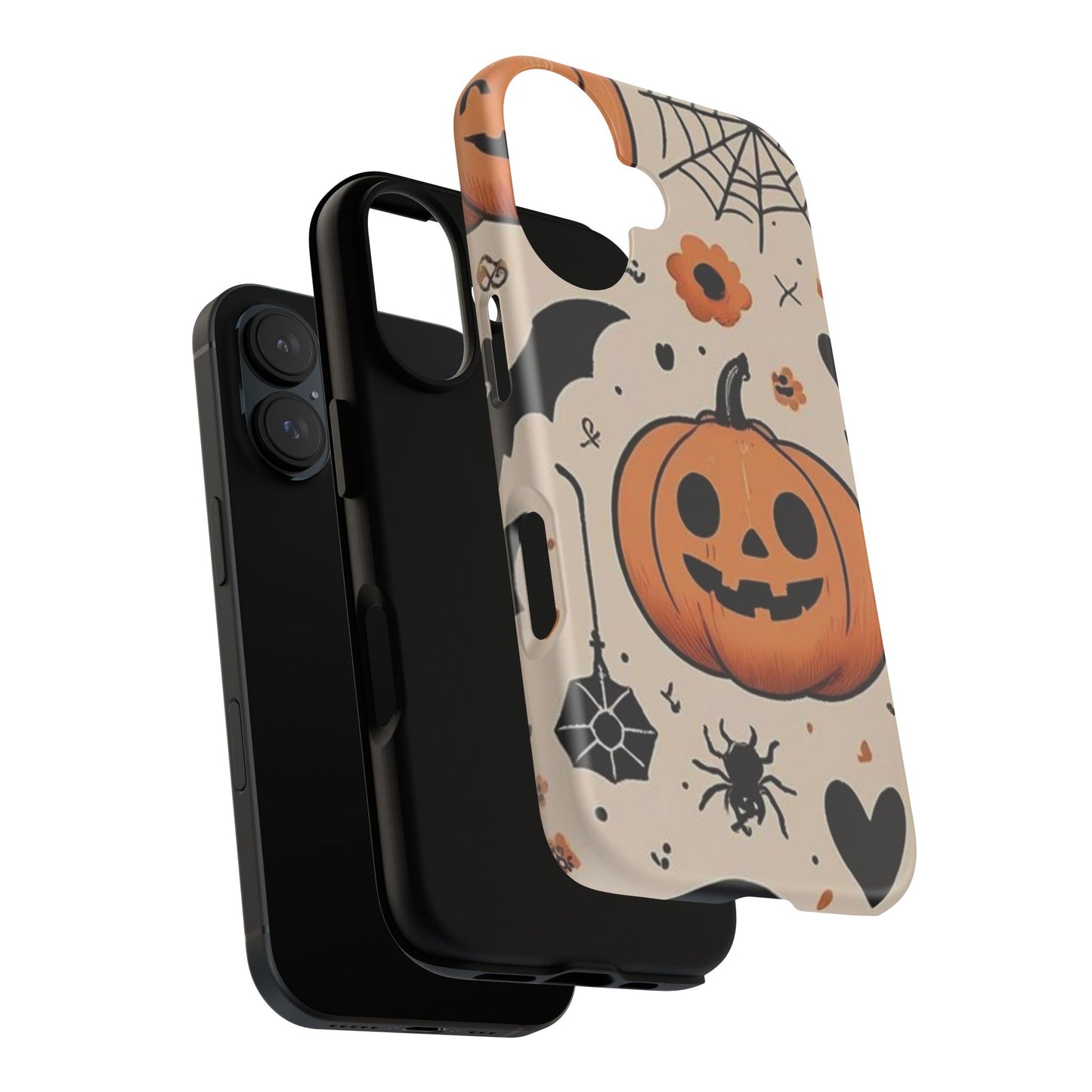 Halloween Phone Case, Spooky Pumpkin Case, Fall Decor, Trick or Treat Gift, Cute Phone Accessories, Autumn Vibes