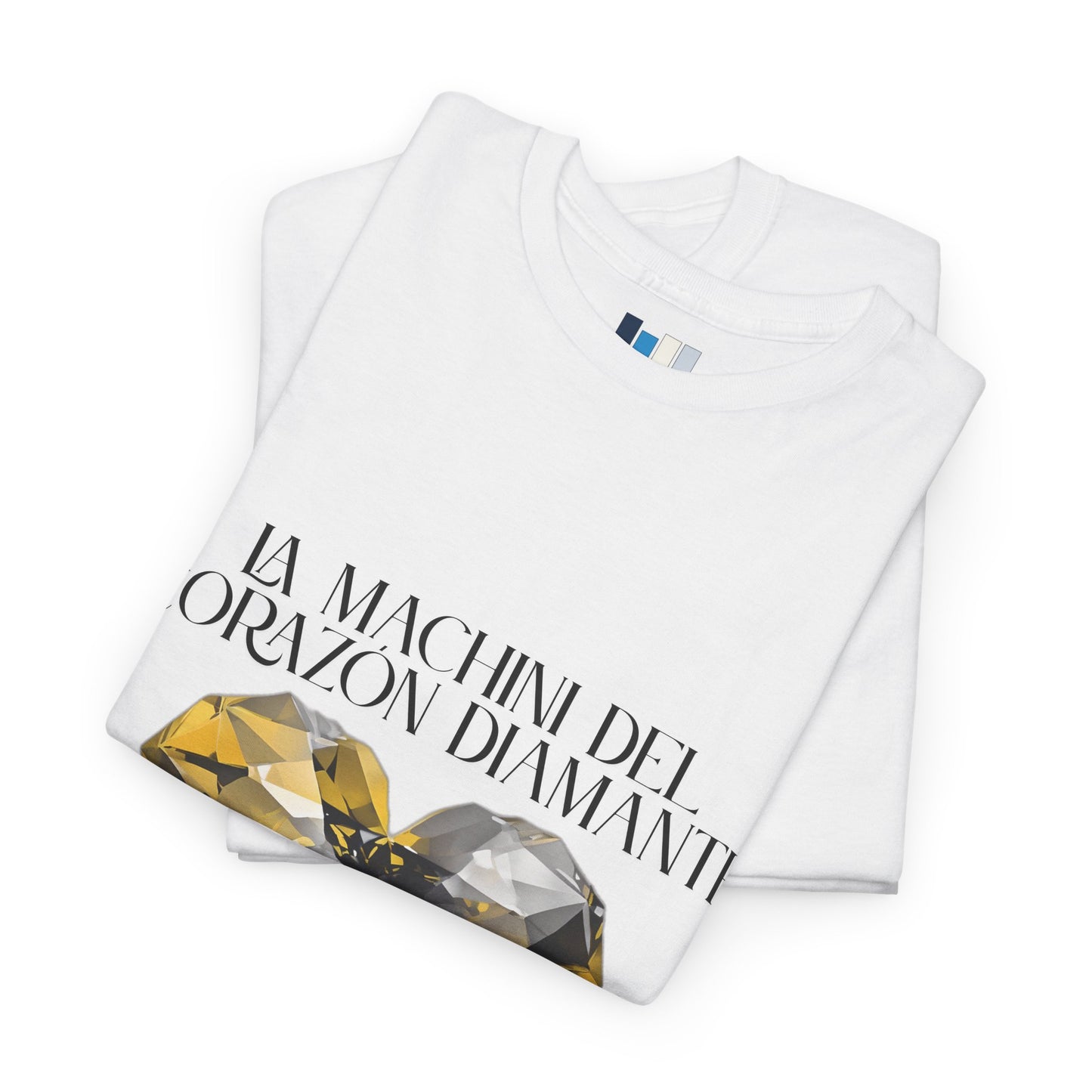Machín Labrón T-shirt – Spiritual oracle phrase – Mystical fashion 2025/Diamond Heart Graphic Tee | Motivational Unisex T-Shirt, Inspirational Statement Shirt, Casual Everyday Wear, Unique Gift Idea