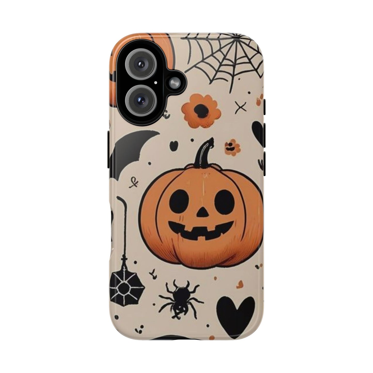 Halloween Phone Case, Spooky Pumpkin Case, Fall Decor, Trick or Treat Gift, Cute Phone Accessories, Autumn Vibes