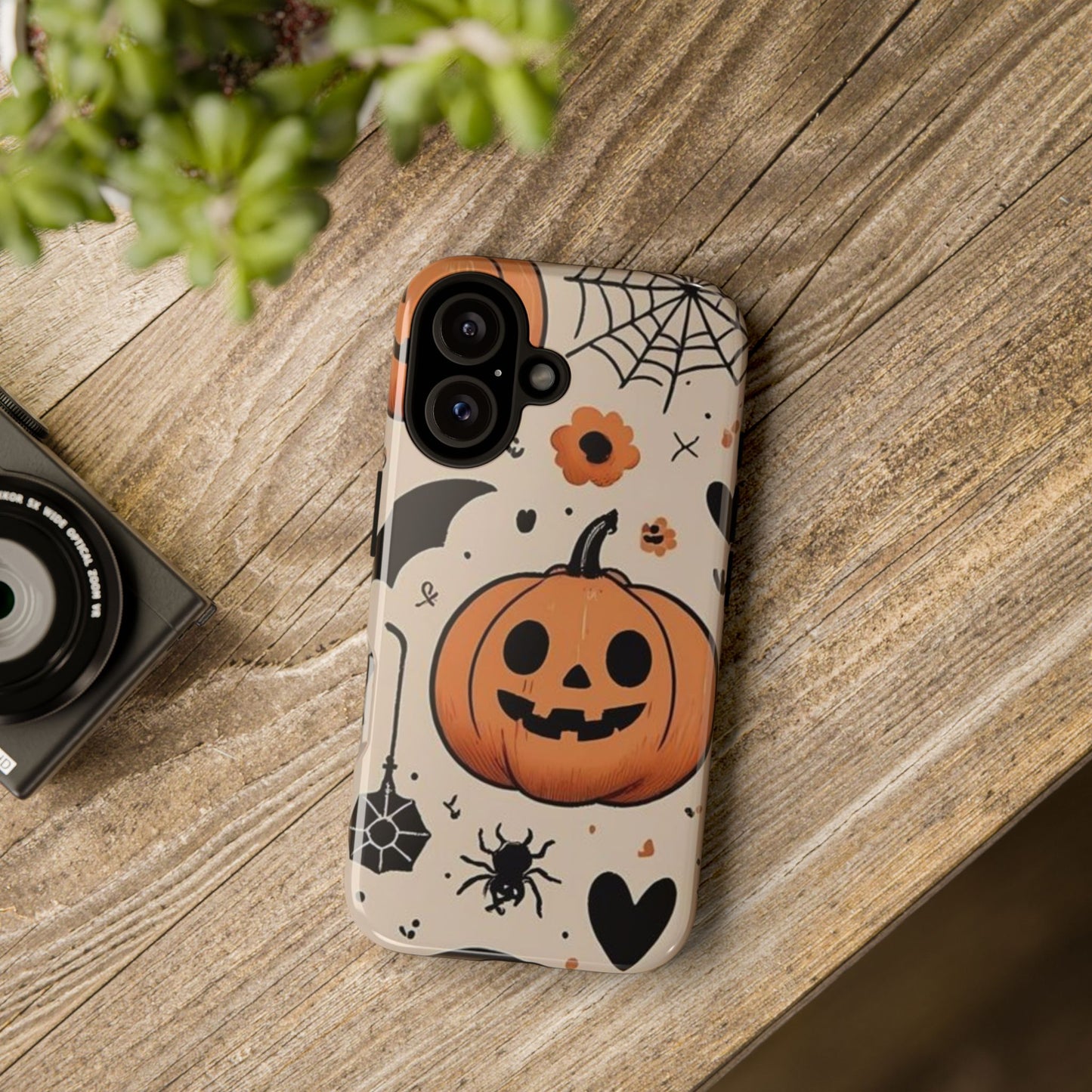 Halloween Phone Case, Spooky Pumpkin Case, Fall Decor, Trick or Treat Gift, Cute Phone Accessories, Autumn Vibes
