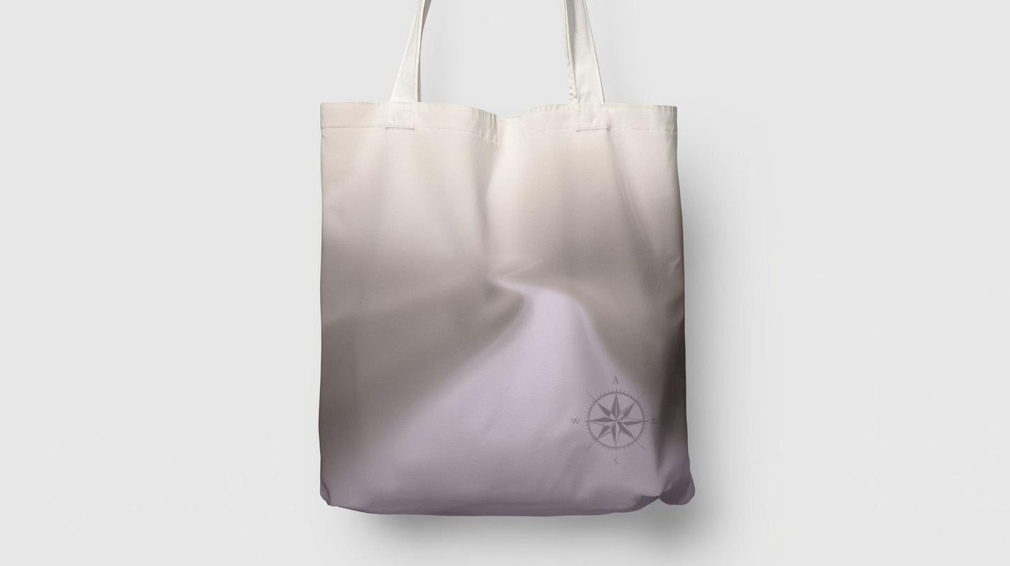 Copy of Abstract Swirl Tote Bag — Soft Earth Tone Art